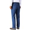 Soojun Mens Elastic Waist Jeans Relaxed Fit with Zipper and