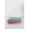 Creative Co-Op Cotton Crocheted, 3 Colors Pot Holders, 8" L