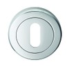 Serozzetta Escutcheon (Single) Standard Lock Profile - Polished Chrome