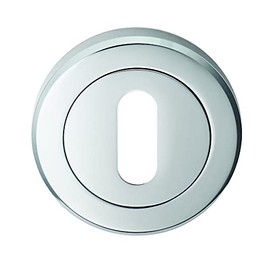 Serozzetta Escutcheon (Single) Standard Lock Profile - Polished Chrome