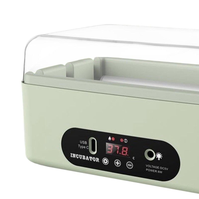 Baoblaze Mini Egg Incubator, Digital Incubator Poultry Incubator for Parrot,