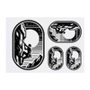 4 x 'Cliff Rock Climbing' Temporary Tattoos - Water Resistant,
