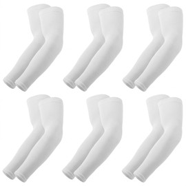 Supmovo Manicotti Braccia Anti UV Manicotto Braccio, Manicotti Pallavolo Ideali per Ciclismo Calcio Padel Beach Volley, Compressione Maniche per Braccia Copri Tatuaggi per Uomo