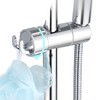 Shower Head Holder, New Model with Hooks，Adjustable 14-25mm（Actual Testing），Hand Shower