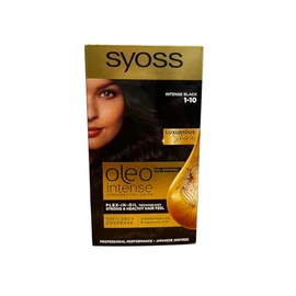 Syoss Oléo Suprême Permanent Hair Colour - Intense Black 1-10