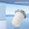 Pack of 2 Stop Buffer Leaf Spring, Stop Buffer Rubber