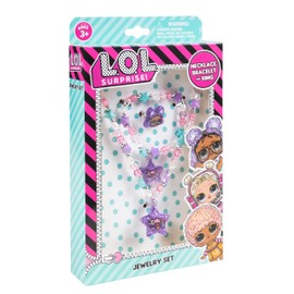 Luv Her Girls Jewelry Set 3 Piece Princess Toys | Jewelry Set with Beaded Necklace for Gilrs - Toddler Bracelets and Girls Ring | Toddler Girl Toys | Kids Jewelry for Girls | Princess Dress up Ages 3+