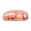 Wireless 2.4G Bluetooth Transparent Mouse 2400 DPI Rechargeable 400mAh RGB