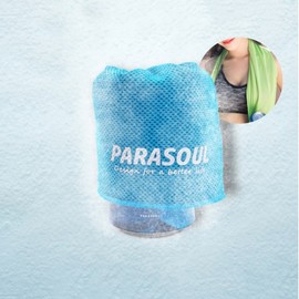 Portable Oversized Sports Ice Cooling Towel Sports Towel Gray 2ea