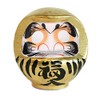 Takasaki Daruma HKDM-3-GD-9 Figurine, Gold No. 3, 4.7 x 4.3