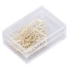 100pcs Metallic Paper Clips Golden Electroplating Process Anti Rust Paper