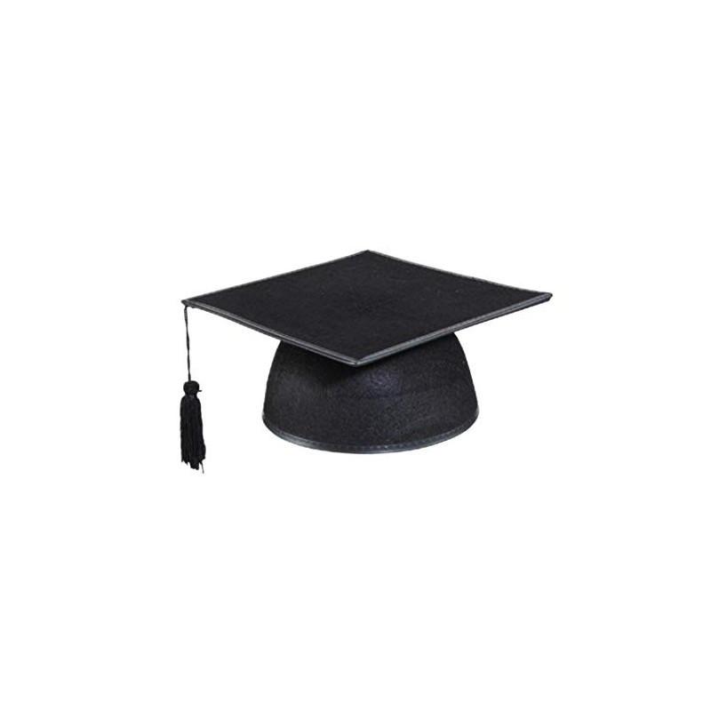 Hut Doktor, Graduation Hat, Black