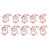 100pcs Santa Paper Clips Slip Resistance Cartoon Cute Lightweight Paperclips