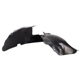 TRQ Front Right Inner Fender Liner Black Passenger Side Compatible with 2004-2007 Chrysler Town & Country 2001-2007 Dodge Caravan CH1249113