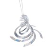 6PCS Bird Repellent Reflector Silver Spiral Bird Repellent Sheet Scare