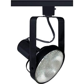Juno Lighting T690BL Trac-Master Front Lamping Gimbal Line Voltage PAR38 Lampholder, Black