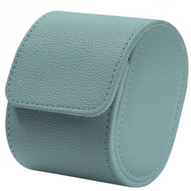 Dorisun Single Watch Travel Case - Watch Roll Travel Case for Men with Removable Pillow Holder, Watch Organiser Box for Christmas Anniversary Birthday(Cobalt Blue)