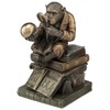 6.88 Inch Chimpanzee Scholar Decorative Trinket Box, Bronze Color