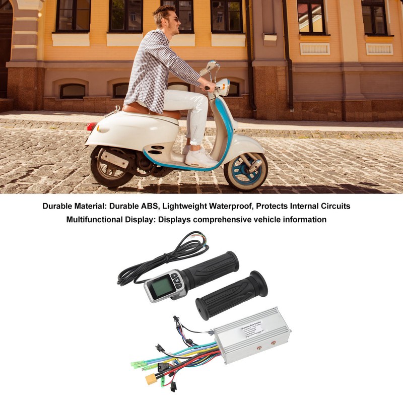 Electric Bike Controller Kit 36V 48V 1000W 38A Sine Wave
