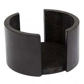 Thirstystone Black Stained Acacia Wood Round Coaster Holder Holds Round 4" Coasters