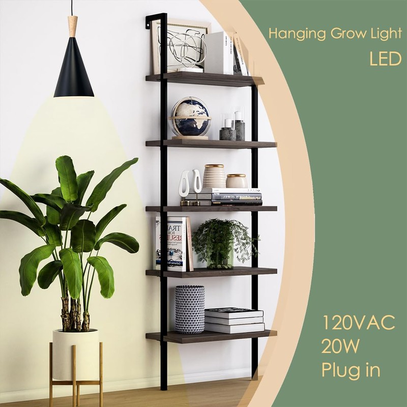 VALIKIY Hanging Grow Light, 20W Full Spectrum Pendant Grow Lights