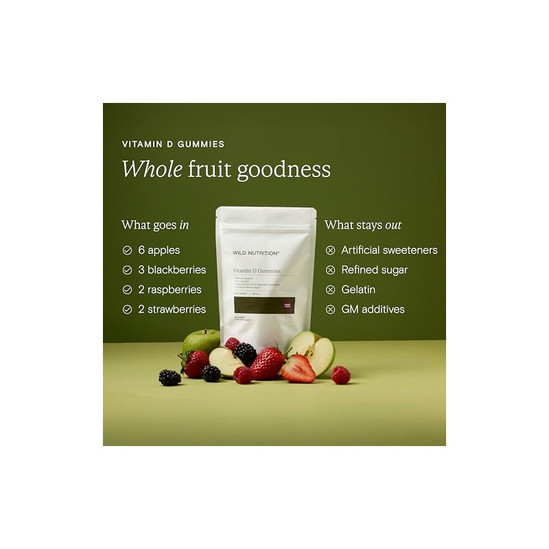 WILD NUTRITION Adult Vitamin D Gummies