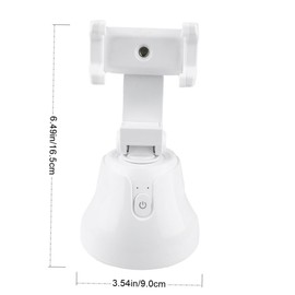 Operitacx 360° Intelligent Phone Stand Smart Gimbal for Following Shot Face Recognition Safe Plastic Composition