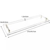 WUSILILU Acrylic Bathtub Tray,31" Clear Acrylic Bathroom Bathtub Tray w/Handle