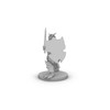 Dragonborn PAladin With a Belly Tabletop DND Gaming Miniature