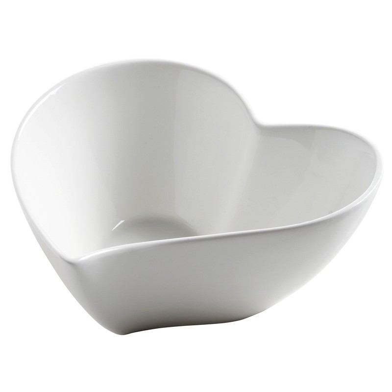 Maxwell & Williams White Basics Heart Bowl 14cm
