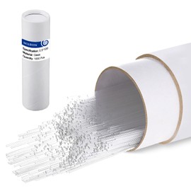 1000Pcs Glass Capillary Tubes, 100 mm Micro Lab Glass Pipettes, Melting Point Tube with 0.3mm ID and 0.5mm OD for TLC Spotting