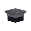 8x8 Post Cap (True 8") Grey New England Pyramid Style