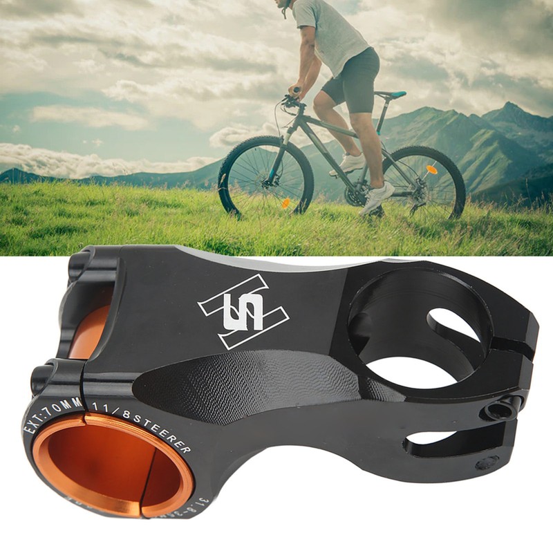 Bicycle Stem Bike Riser 70MM Ultra Light ‑17 Degree for