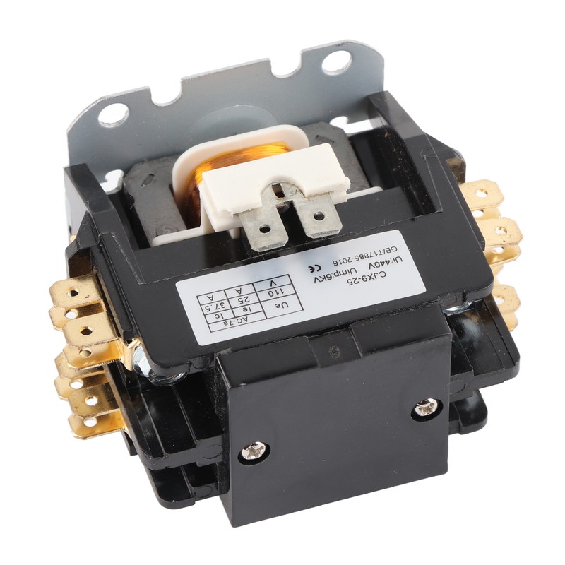 AC Contactor CJX9 25 2P Silver Alloy Contact Flame Retardant
