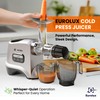 Eurolox Slow Masticating Juicer – Cold Press Machine for High-Yield