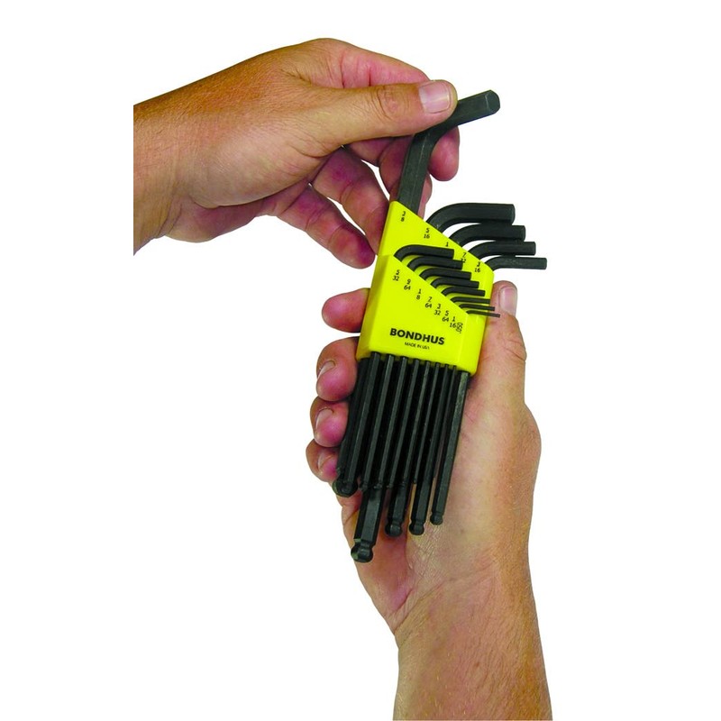 Bondhus (bondasu) Hex Wrench Set 13 Piece Inch Type hlx13