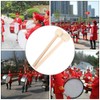 Eujgoov 2Pcs Wool Felt Wood Handle Drum Stick Drum Mallet