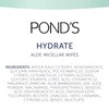 POND'S Vitamin Micellar Makeup Remover Wipes for Dry Skin, Skin