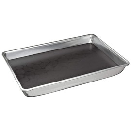 United Scientific™ Dissecting Pan, Aluminum, with Black Wax, 11.25" X 7.5" X 1.5"