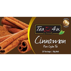 Tea4U Cinnamon Black Tea Bags - Original Ceylon Tea