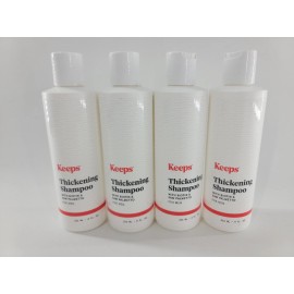 Keeps (4 Pack) KEEPS Hair Thickening Mens Shampoo for Fuller Looking Hair Hair Loss