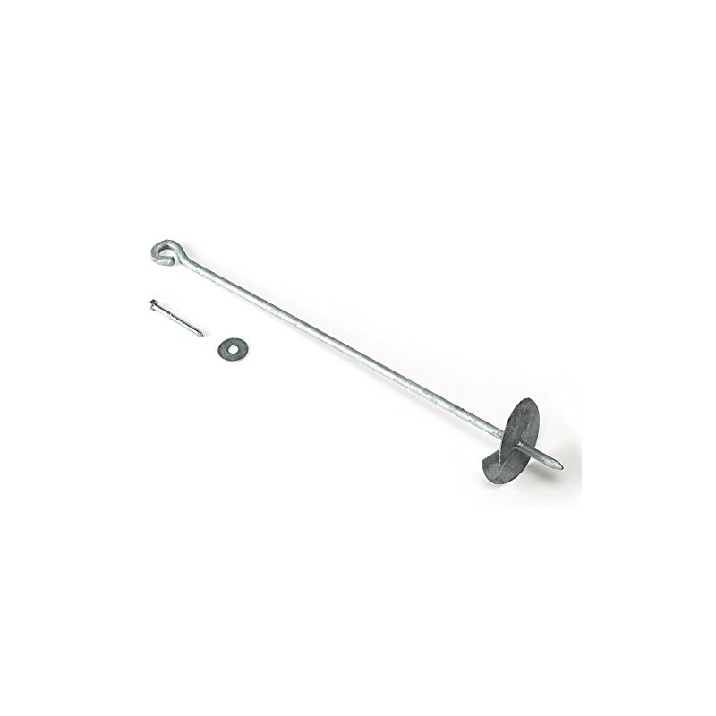 Eindrehbar Ground Anchor for Swing etc. 50 cm Galvanised Garden