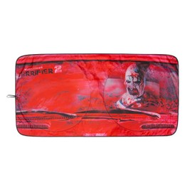 Surreal Entertainment Terrifier 2 Art The Clown - Parasol para parabrisas | Protector de visera plegable para coches, camiones, SUV, 64 x 32 pulgadas