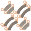 Caltric Front & Rear Brake Pads for John Deere M-Gator
