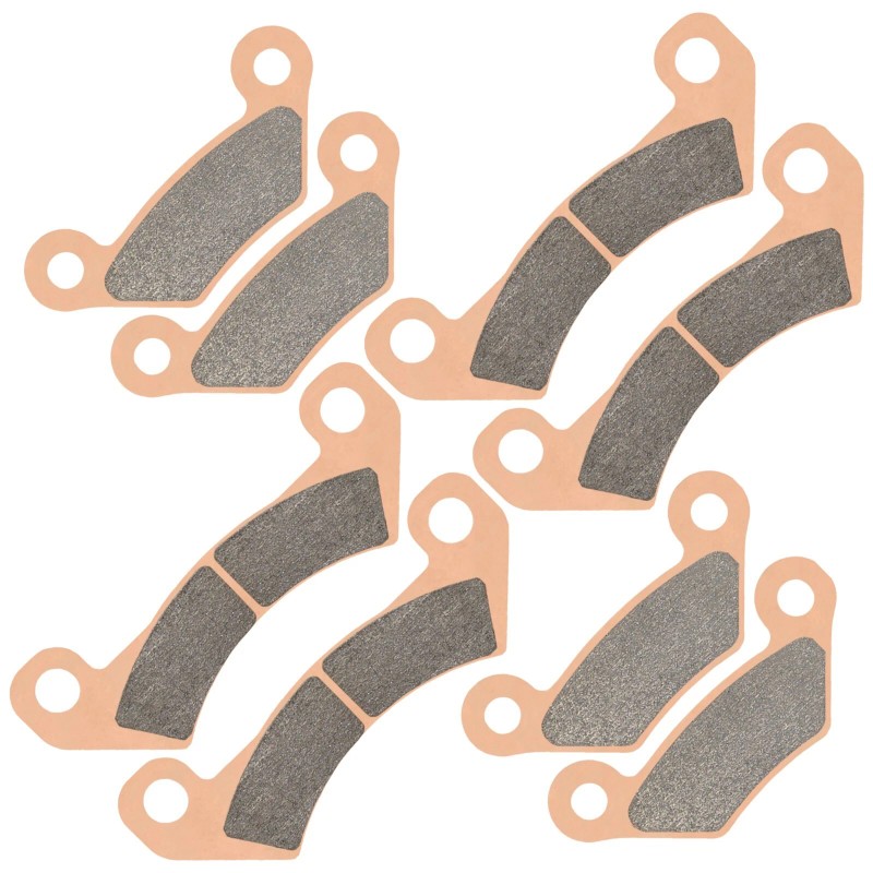 Caltric Front & Rear Brake Pads for John Deere M-Gator