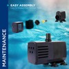 Alpine Corporation Outdoor Decor Power Head Pump 550 GPH for