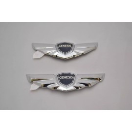 Hyundai 2008 2014 HYUNDAI GENESIS EMBLEM GENUINE SEDAN WING TRUNK TAIL + HOOD BONNET OEM