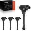 A-Premium Engine Ignition Coil Pack Compatible with Nissan Versa 2020-2021,