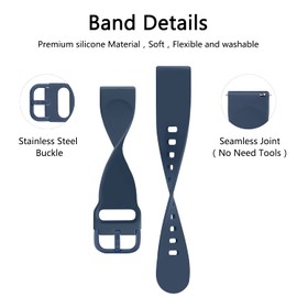 Vancle Straps Compatible with AGPTEK LW11 Bands - Soft Silicone Replacement Watch Bands for AGPTEK Smartwatch