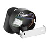 ledscom.de Wall spot WAIKA with Switch Black matt + GU10